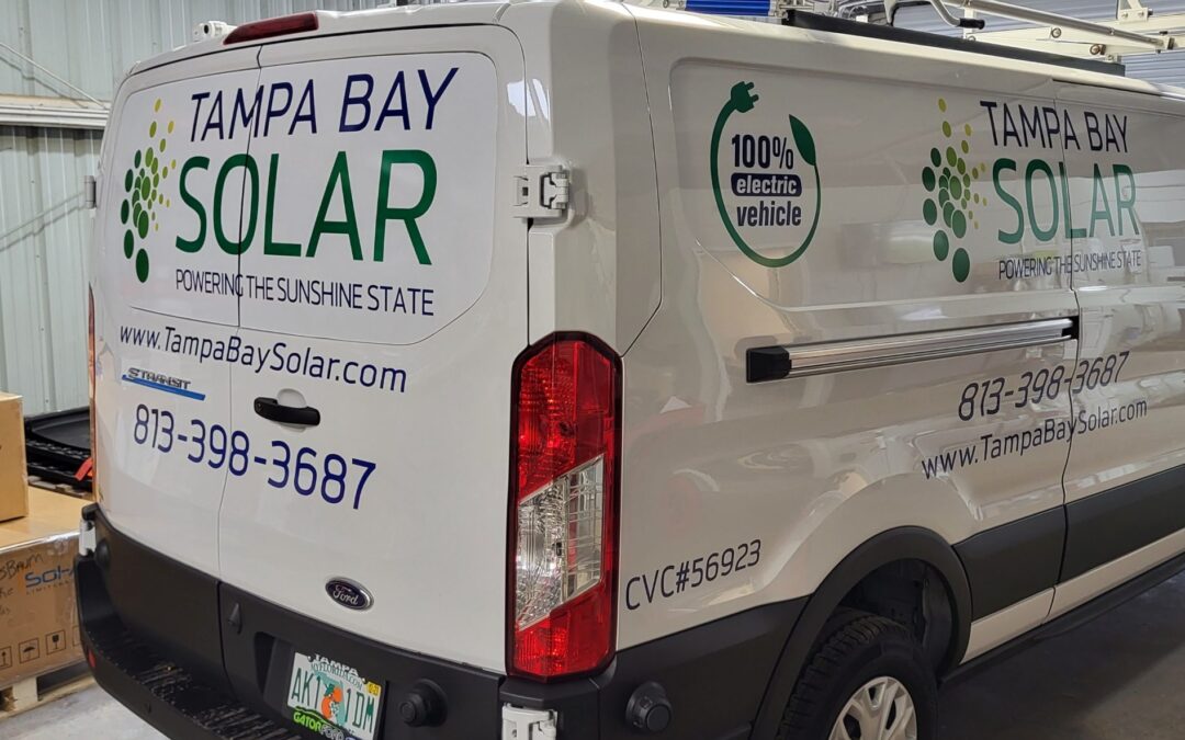 Tampa Bay Solar Buys Two Electric Service Vans!