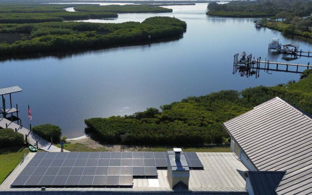 Tree Shade with home Solar