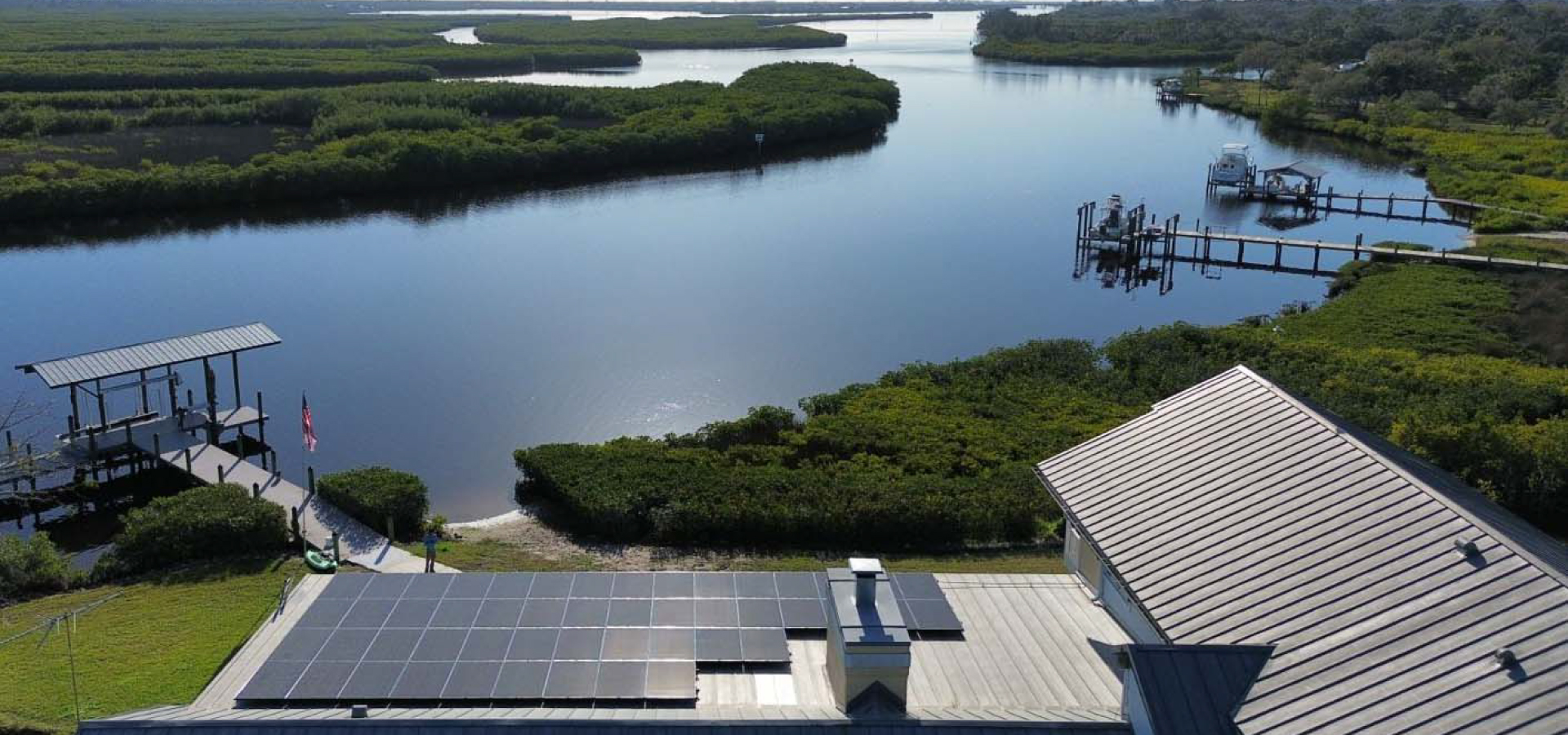 Tree Shade with home Solar